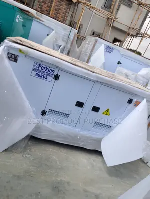 Used 60kva Perkins Silent Generator for Sale - Low Hours, Perfect For