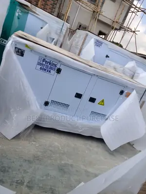 Premium 60kva Perkins Silent Diesel Genset - Water-Cooled, Ats Compati