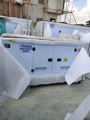 60kva Silent Perkins Diesel Engine Generator - Brand New,