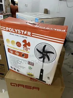 PVKL-1878busb Polystar Rechargeable Fan | High Runtime