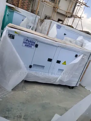 60kva Perkins Canopied Generator - Ultra-Silent, Diesel Fuel, Industri