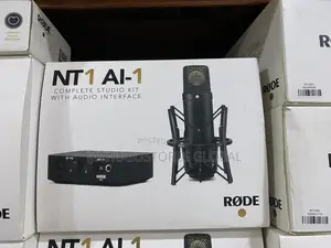 Rode Complete Studio Kit With Ai-1 Audio Interface, Nt1 Microphone