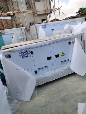 60kva Soundproof Perkins Backup Power - Low Hours, Free Maintenance Ch