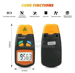 Digital Laser Tachometer 2.5-100000 RPM
