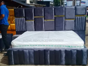 Bed Frame and Mattress,6 by 6 Available