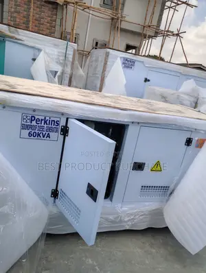 60kva Soundproof Perkins Power Plant - Three-Phase, Low Consumption,