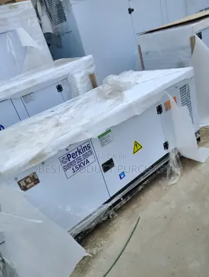 15kva Perkins Soundproof Gen - Uk Engine, 50l Fuel Tank,
