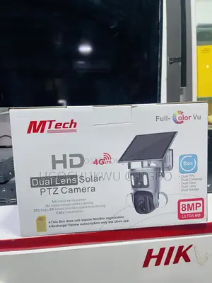 Dual Lens Solar PTZ Ubox Camera