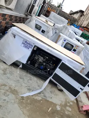 Factory-Fresh 15kva Perkins Soundproof Unit - 100% Copper Coil, Free M