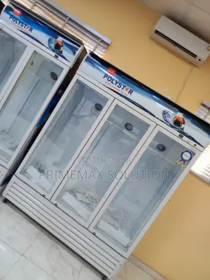 Super Large Polystar 1055l Triple Door Showcase Refrigerator