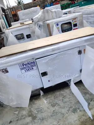 New 15kva Perkins Power Gen - Sound-Proof, 17kva Max, Perfect