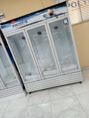 Polystar 1055l 3-Door Showcase Chiller With Lock Key