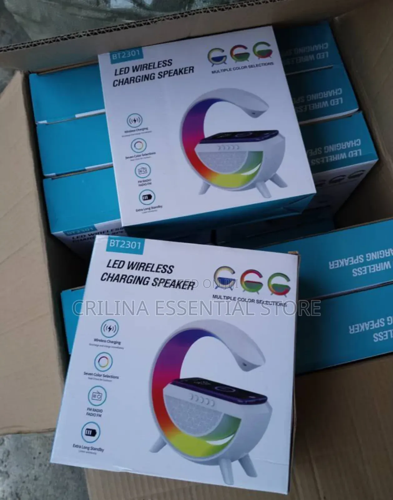 Led Wireless Charging Speaker
