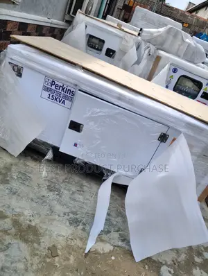 15kva Perkins Soundproof Gen - Clean Running, Warranty