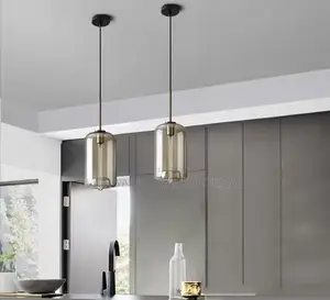 Modern Light Gold Single Dropping Pendant Light