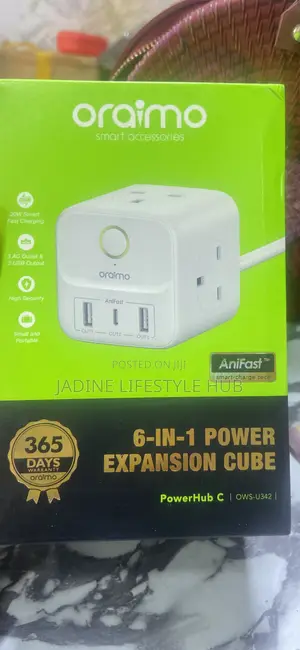 6in1 Power Extension Cube