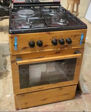 Maxi 3 Gas 1 Electric Wood Standing Cooker With Oven
