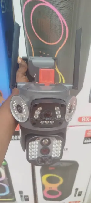 Generic V380 3 Lens Solar CCTV Camera