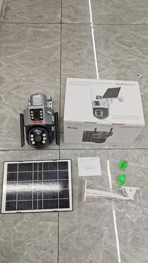 V380 Dual Lens Solar CCTV Camera