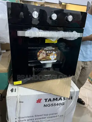 Polystar Pv-Eg271bb 60cm Built-in Electric Gas Oven Premium Combo