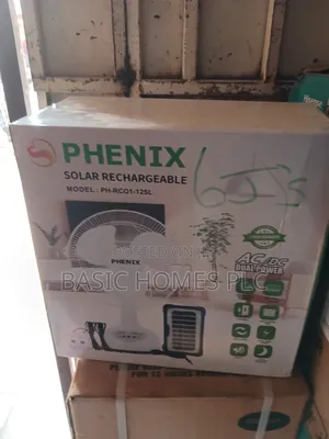 Phenix Solar Rechargeable Table Fan
