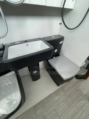 Black England Water Closet Set