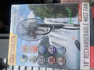 Qasa 18" Rechargeable Mist Fan, Model QRF-7318 Forest