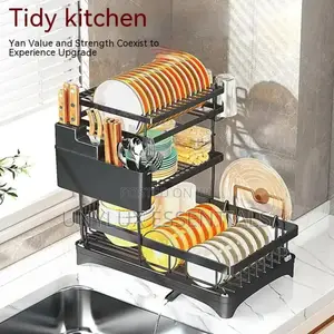 3tiers Kitchen Dish Drainer Rack