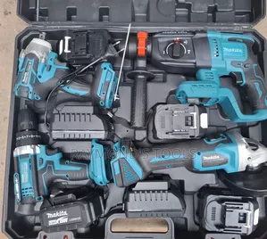 Makita 4 in 1 Power Machine Combo Drill,Grinder and 2in1 Impact Screw
