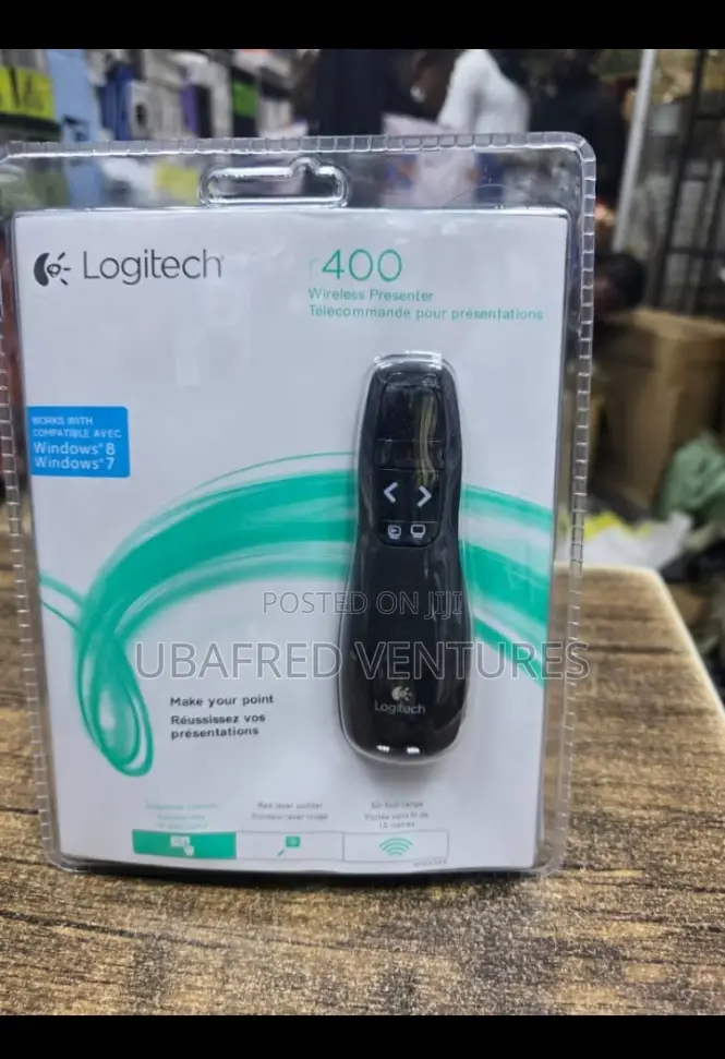 Logitech R400 Wireless Presenter With Laser Pointer And Usb Receiver