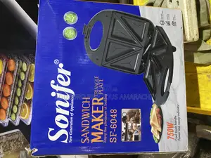 Sonifer Waffle Maker, Dual Non-Stick Plates, 750w