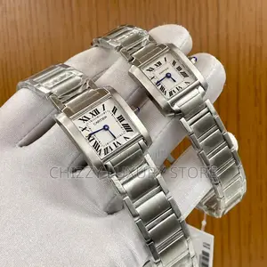 Cartier Quality Luxury Ladies Chain Strap Wristwatch