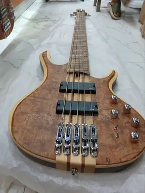 Luxars Five String Active Bass Guitar