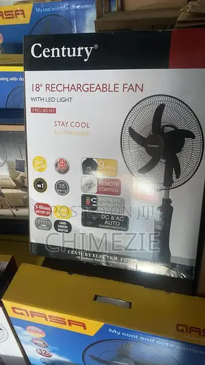 Century 18inchs Rechargeable Fan With Led Light, Model Number FRC-45-H1.