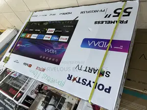 Brand New Polystar 55inch Uhd Full Framless Smart Television