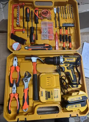 Dewalt 48v Drill With Hammer Function & Complete Tool Kit