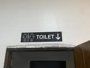Toilet Direction Signage