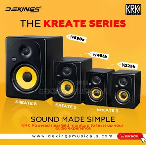 Krk Kreate 3- Krk Kreate 5 - Krk Kreate 8 Studio Monitor