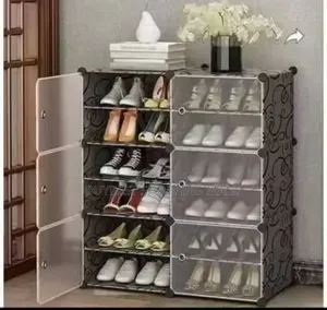 Heavy Duty and High Quality Plastic Covers Wardrobe Shoerack