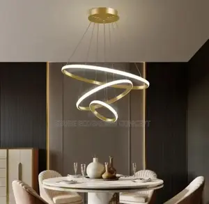 Modern Chandelier 3 Rings Led Light
