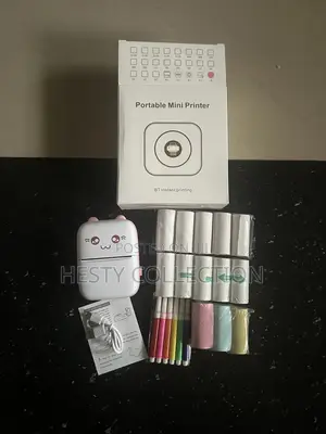 Thermal Inkless Bluetooth Mini Printer With Accessories