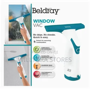 Beldray 3.7v Handheld Cordless Window Vacuum Cleaner