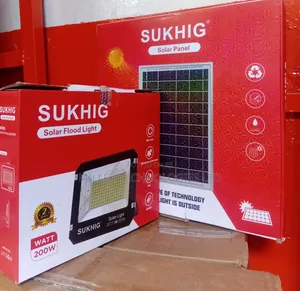 Sukhig Light Flood Light 200w With Solar Panel