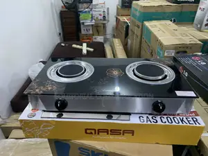 Qasa Double Infrared Gas Cooker – Model QGC-2bg