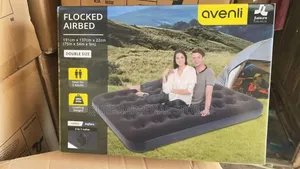 Inflatable Bed With Electric Pump