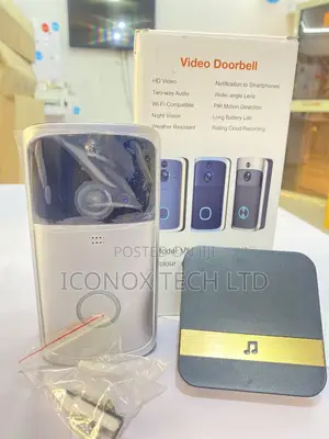 V5 Smart Wifi Video Doorbell Camera With Chime, Mobile App Viewer