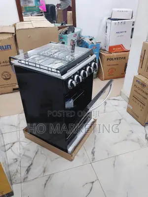 Skyrun 4-Burner Standing Cooker 3 Gas + 1 Electric Plate