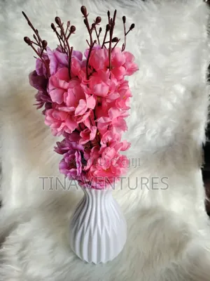 Artificial Flower and Pot Set ( Fine Quality)