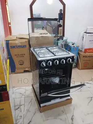 Skyrun 50x50 3 Gas + 1 Electric Cooker With Oven Timer