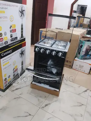 Skyrun 50x50 4-Burner (3 Gas + 1 Electric) Gas Cooker